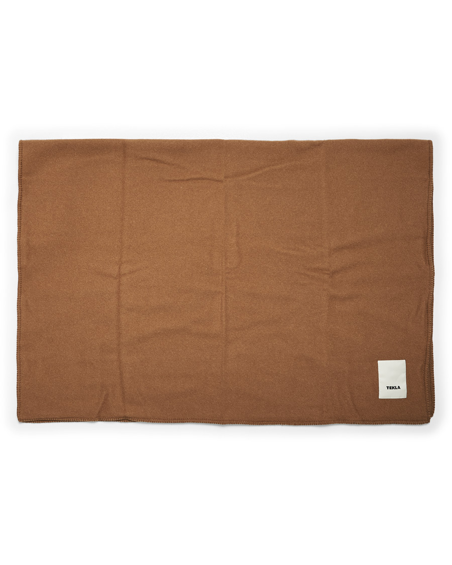 Homme | Tekla Pure New Wool Blanket Camel | Tekla | Pure New Wool Blanket Camel