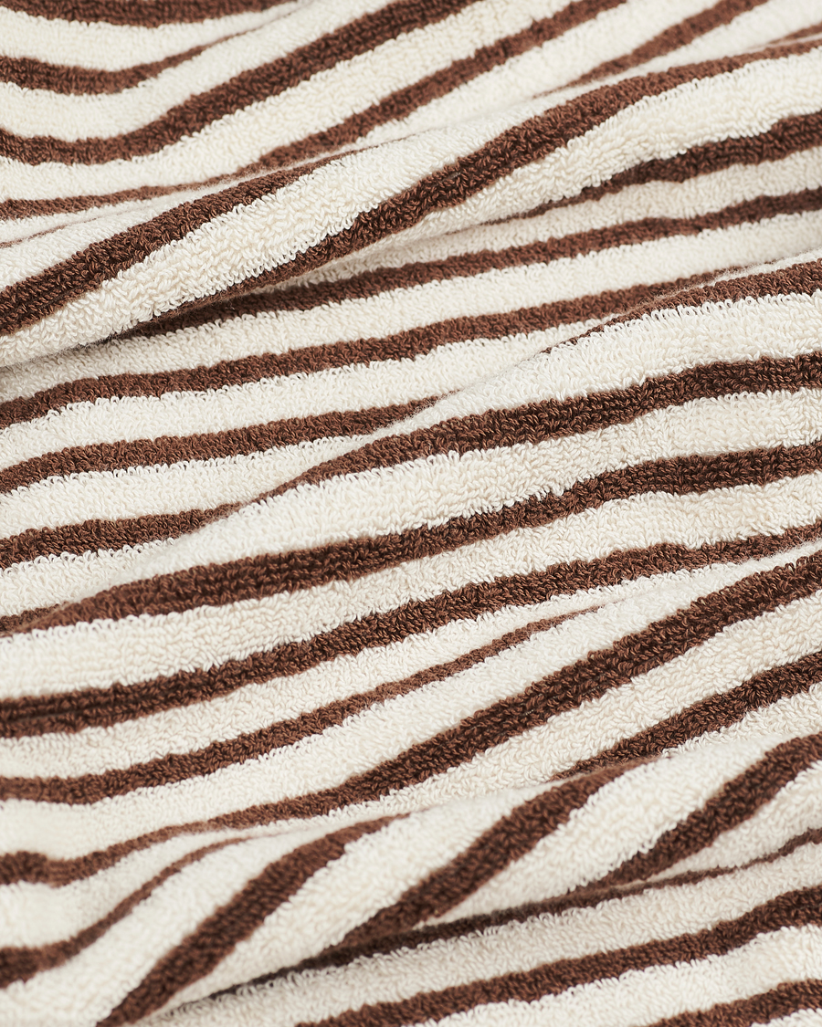Homme | Tissus | Tekla | Organic Terry Hand Towel Kodiak Stripes