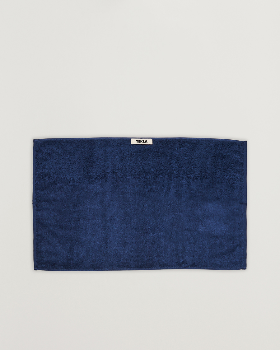 Homme | Tissus | Tekla | Organic Terry Hand Towel Navy