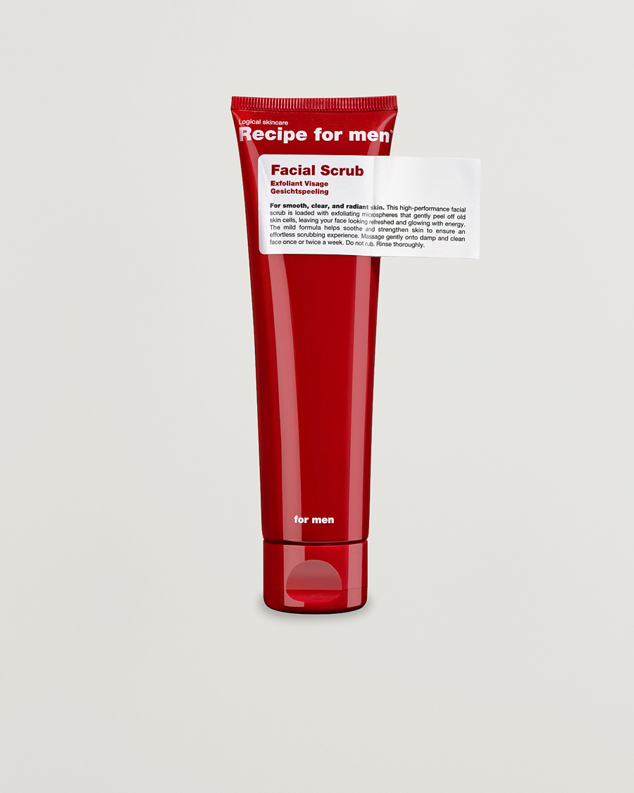 Heren | Huidverzorging | Recipe for men | Facial Scrub 100ml