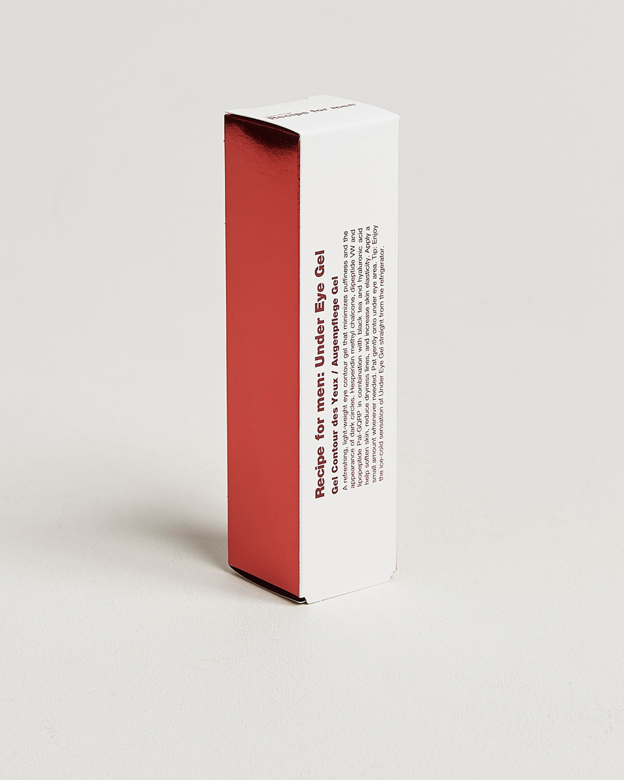 Heren | Huidverzorging | Recipe for men | Under Eye Gel 20ml