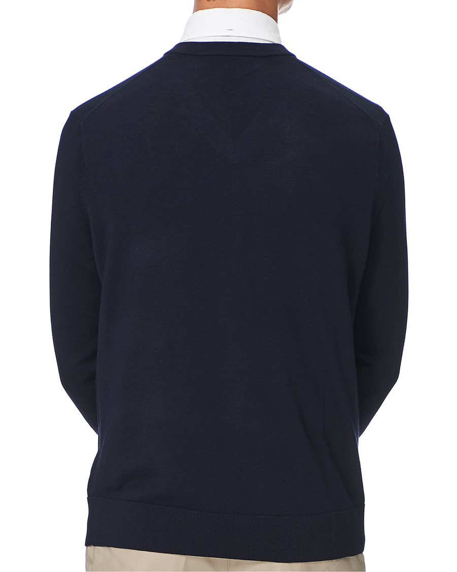 Homme | Pulls Et Tricots | Brooks Brothers | Washable Merino Wool V-Neck Navy