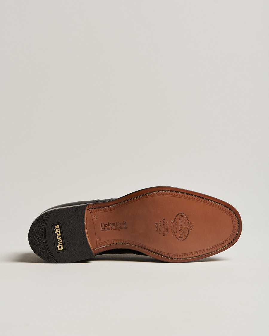 Homme | Church's Burwood Polished Binder Brogue Black | Church's | Burwood Polished Binder Brogue Black