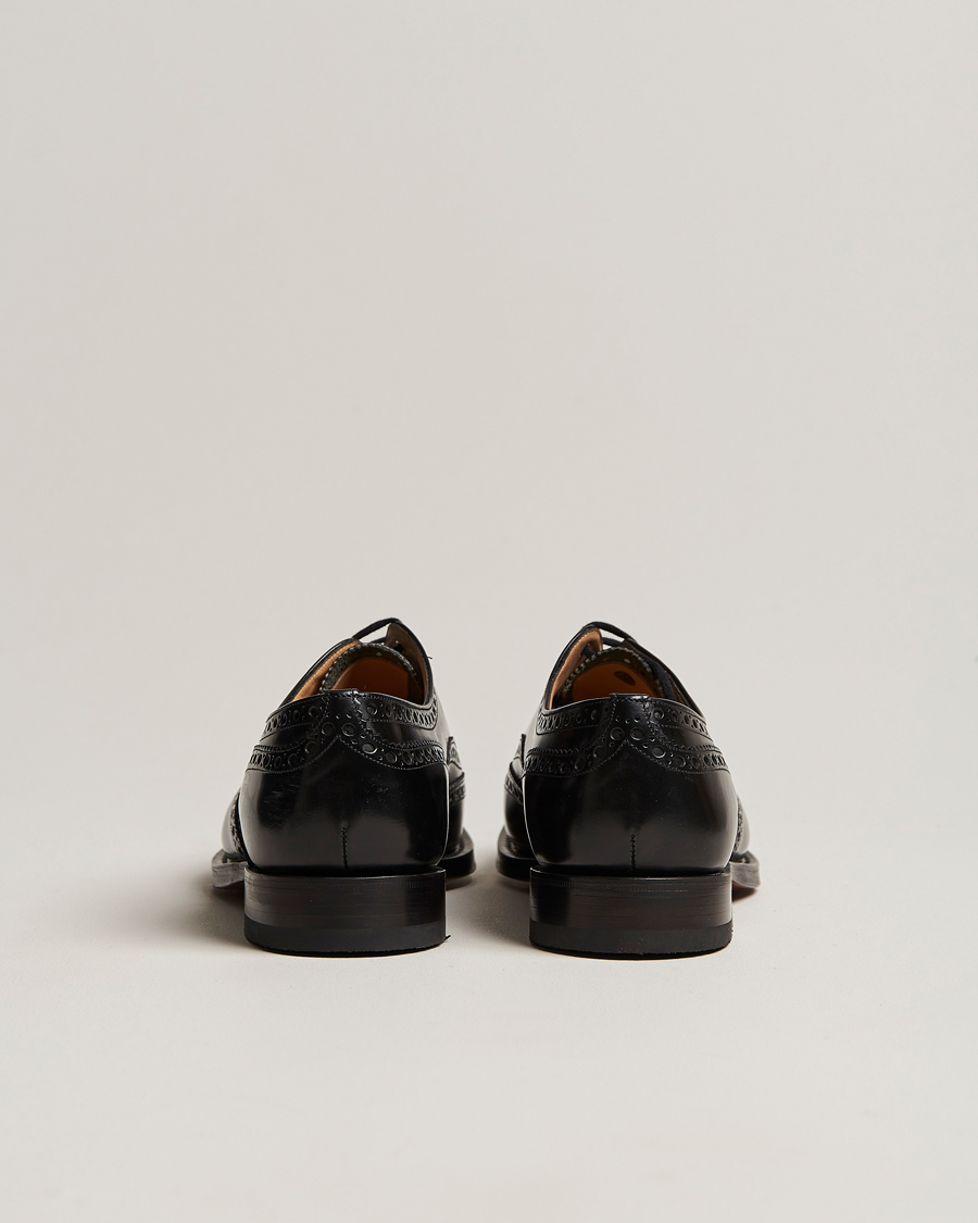 Homme | Church's Burwood Polished Binder Brogue Black | Church's | Burwood Polished Binder Brogue Black