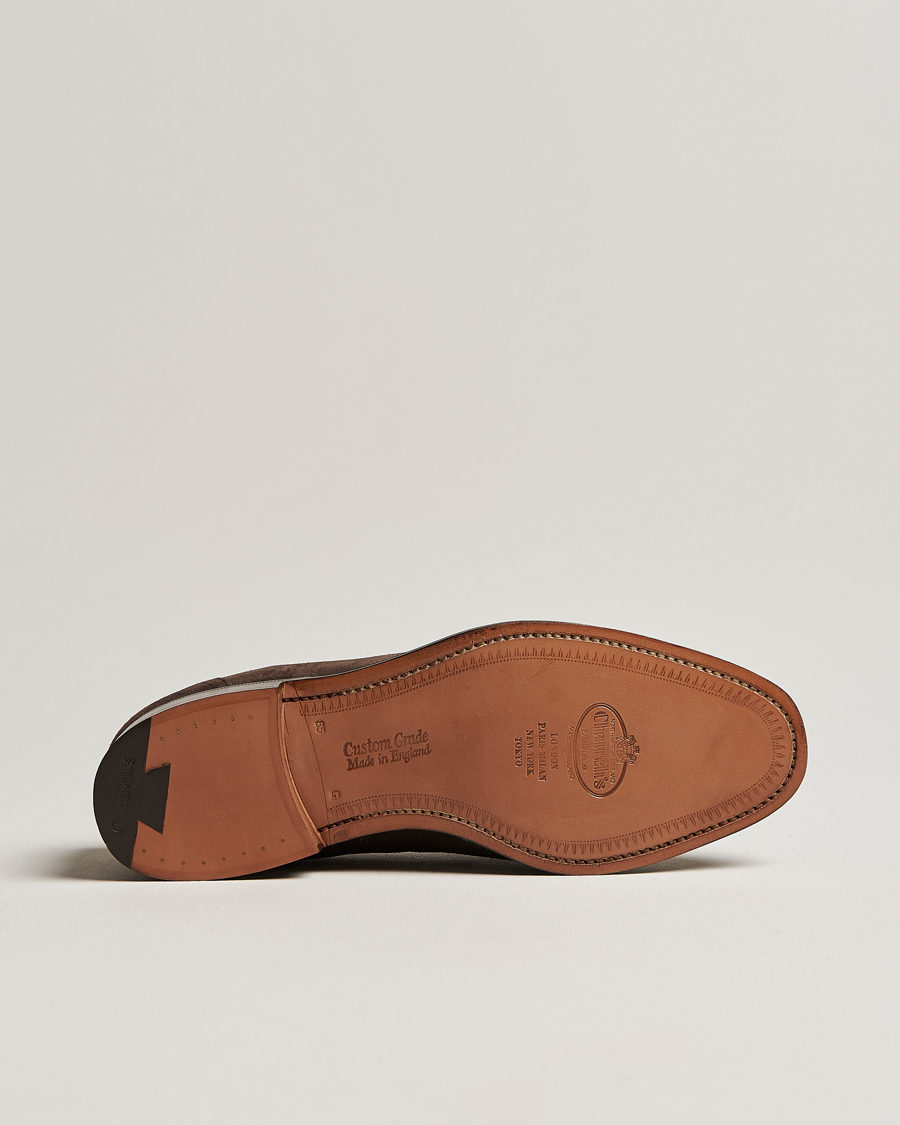 Heren | Instappers | Church's | Kingsley Suede Tassel Loafer Brown