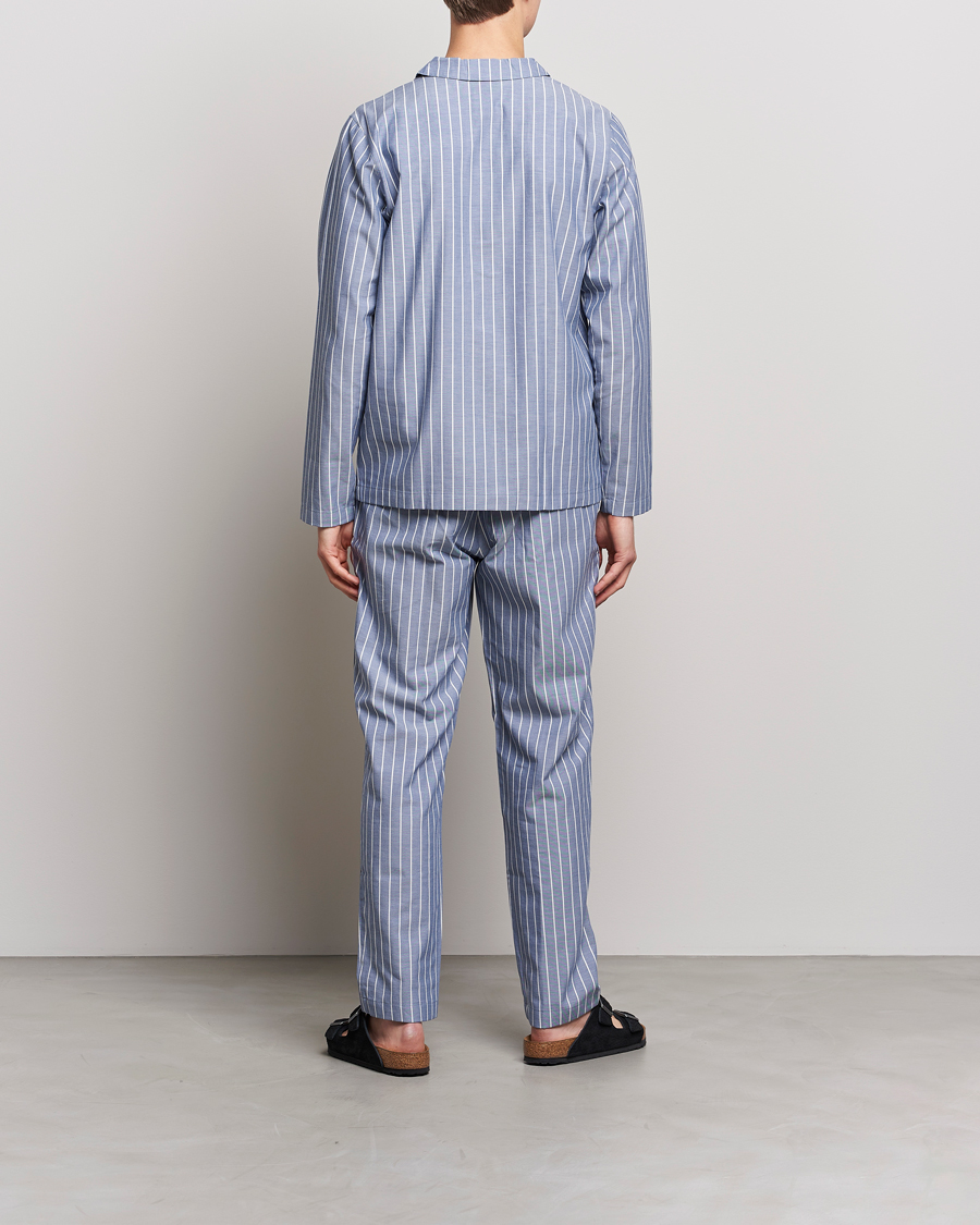 Heren | | Nufferton | Uno Mini Stripe Pyjama Set Navy/White