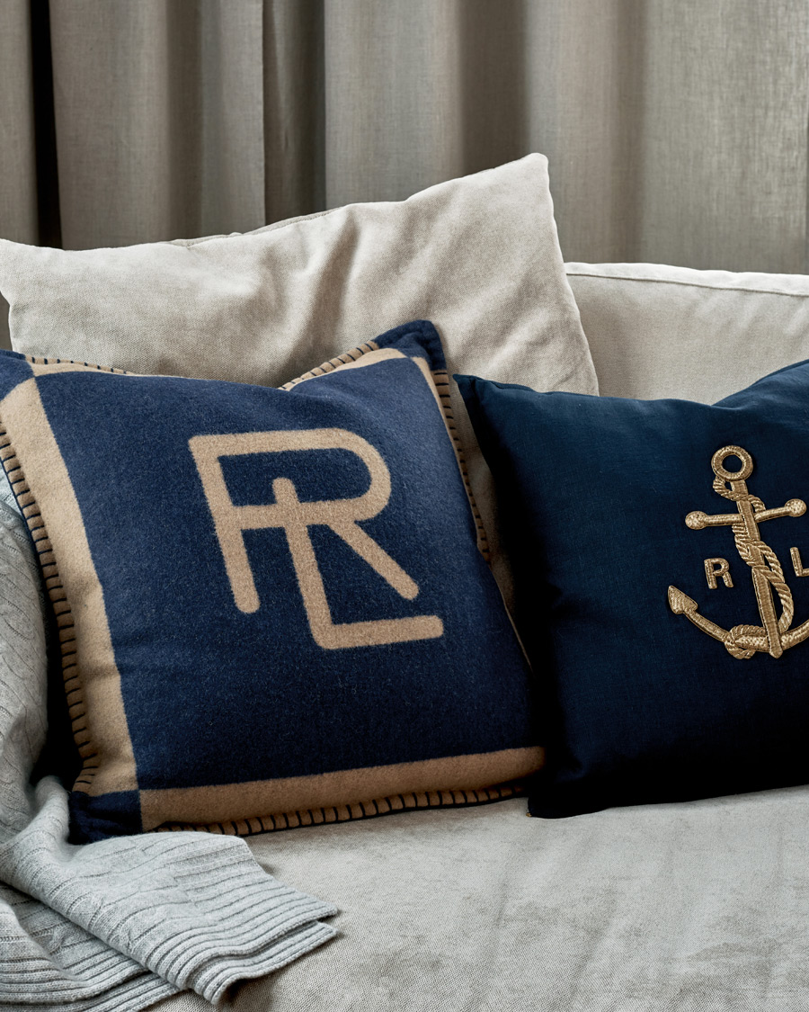 Homme | | Ralph Lauren Home | Northam Throw Pillow Camel/Navy