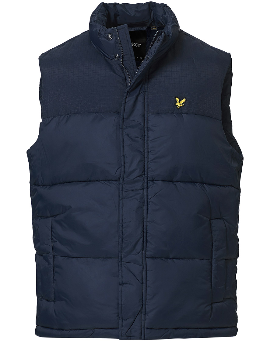 Heren | Jassen | Lyle & Scott | Wadded Gilet Vest Dark Navy