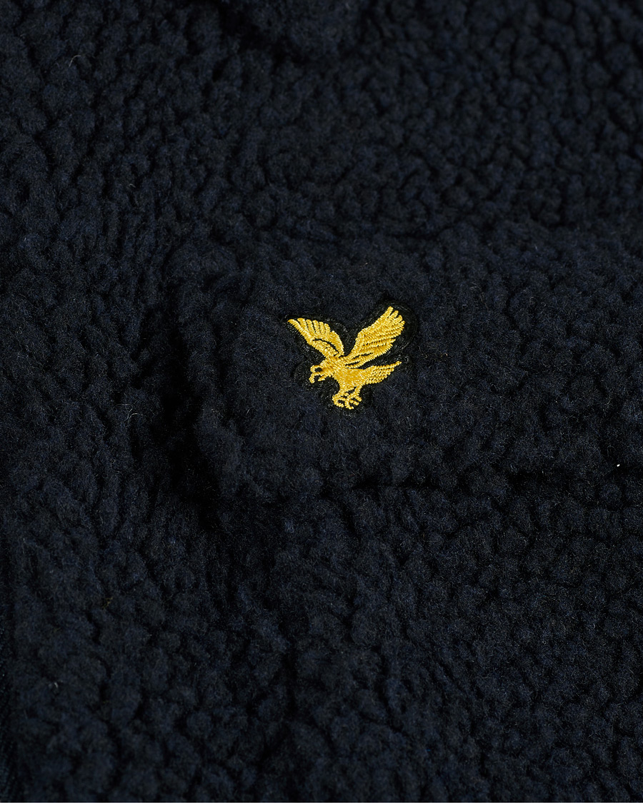 Heren | Jassen | Lyle & Scott | Collared Pile Jacket Dark Navy
