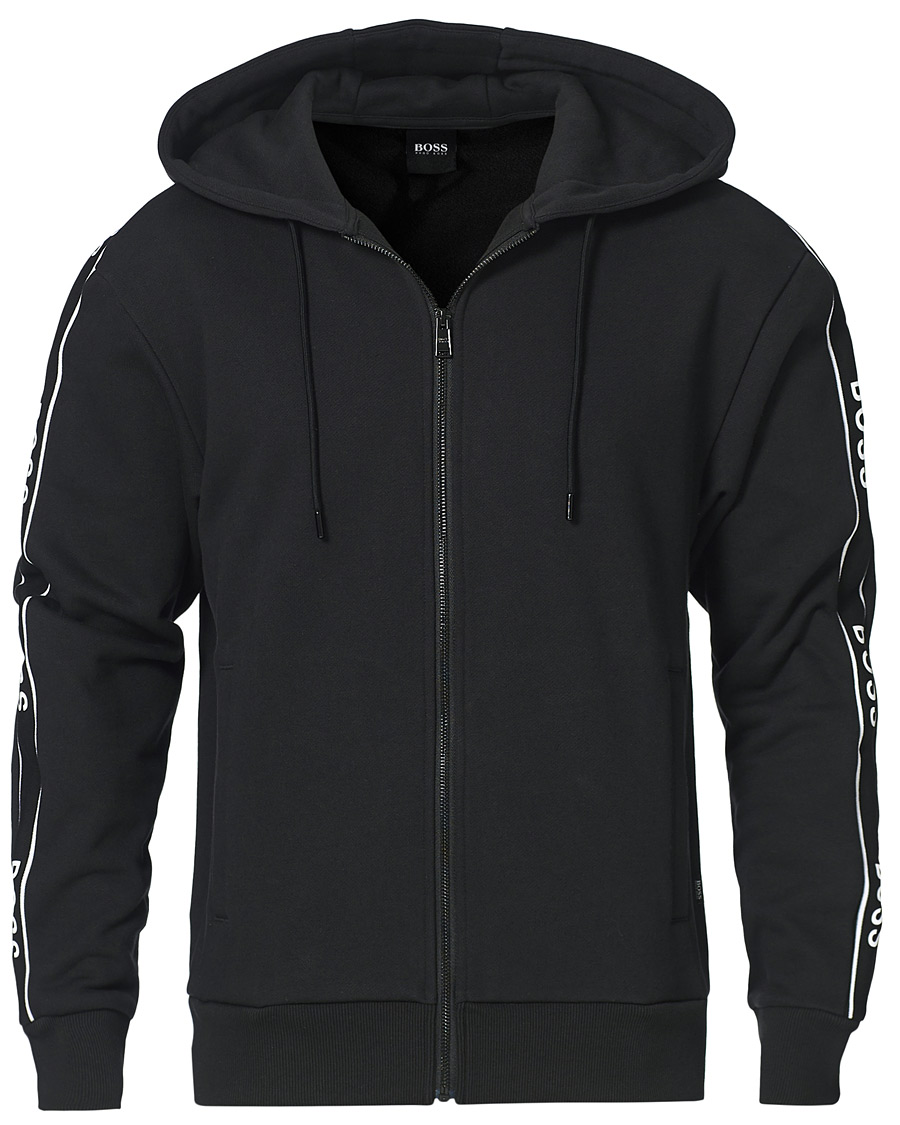 Heren | Truien | BOSS BLACK | BOSS Seeger Unwrapped Full Zip Hoodie Black