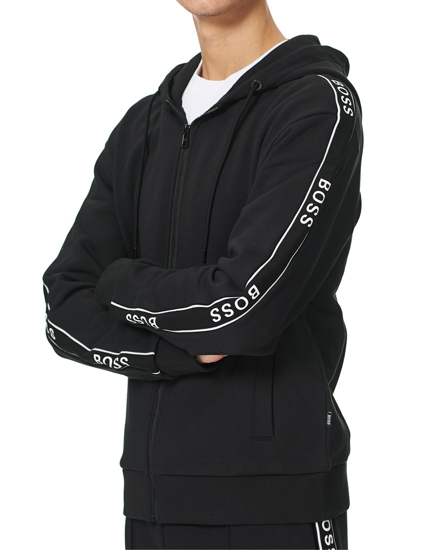 Heren | Truien | BOSS BLACK | BOSS Seeger Unwrapped Full Zip Hoodie Black