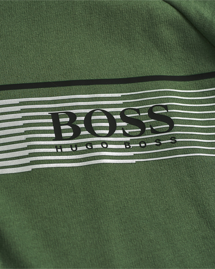 Homme | Pulls Et Tricots | BOSS BLACK | BOSS Authentic Full Zip Hoodie Green