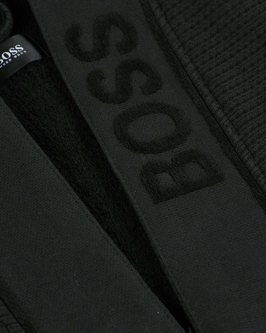 Homme | Peignoirs Et Pyjamas | BOSS BLACK | BOSS Waffle Kimono Black