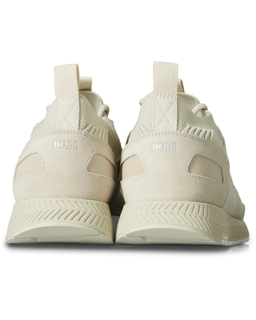 Homme | BOSS Titanium Running Sneaker Open White | BOSS BLACK | BOSS Titanium Running Sneaker Open White