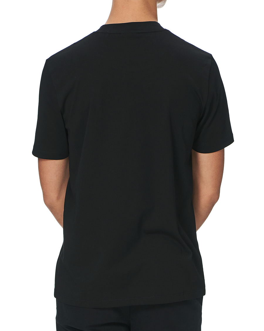 Homme | T-shirts | HUGO | Denghis Glossy Logo Crew Neck Tee Black