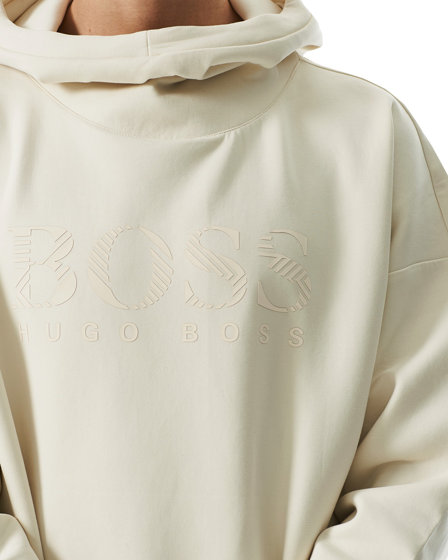 Homme | Pulls Et Tricots | BOSS GREEN | BOSS Athleisure Soody Iconic Logo Hoodie Open White