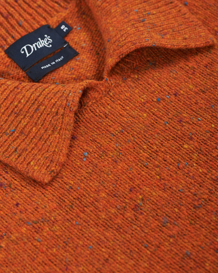 Homme | Pulls Et Tricots | Drake's | Merino Integral Collar Firefly