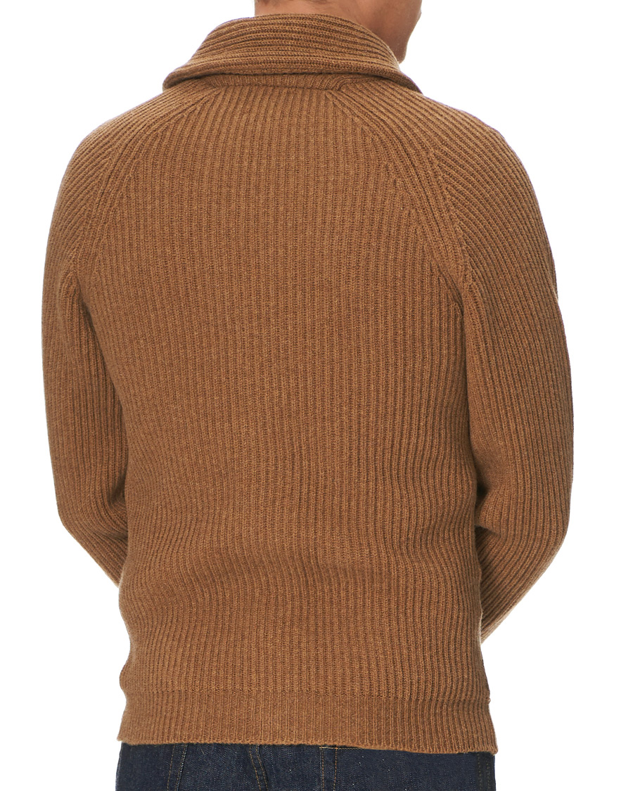 Homme | Pulls Et Tricots | Drake's | Shawl Collar Rib Cardigan Savannah