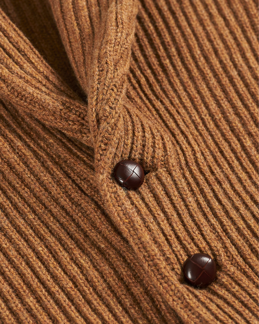 Homme | Pulls Et Tricots | Drake's | Shawl Collar Rib Cardigan Savannah