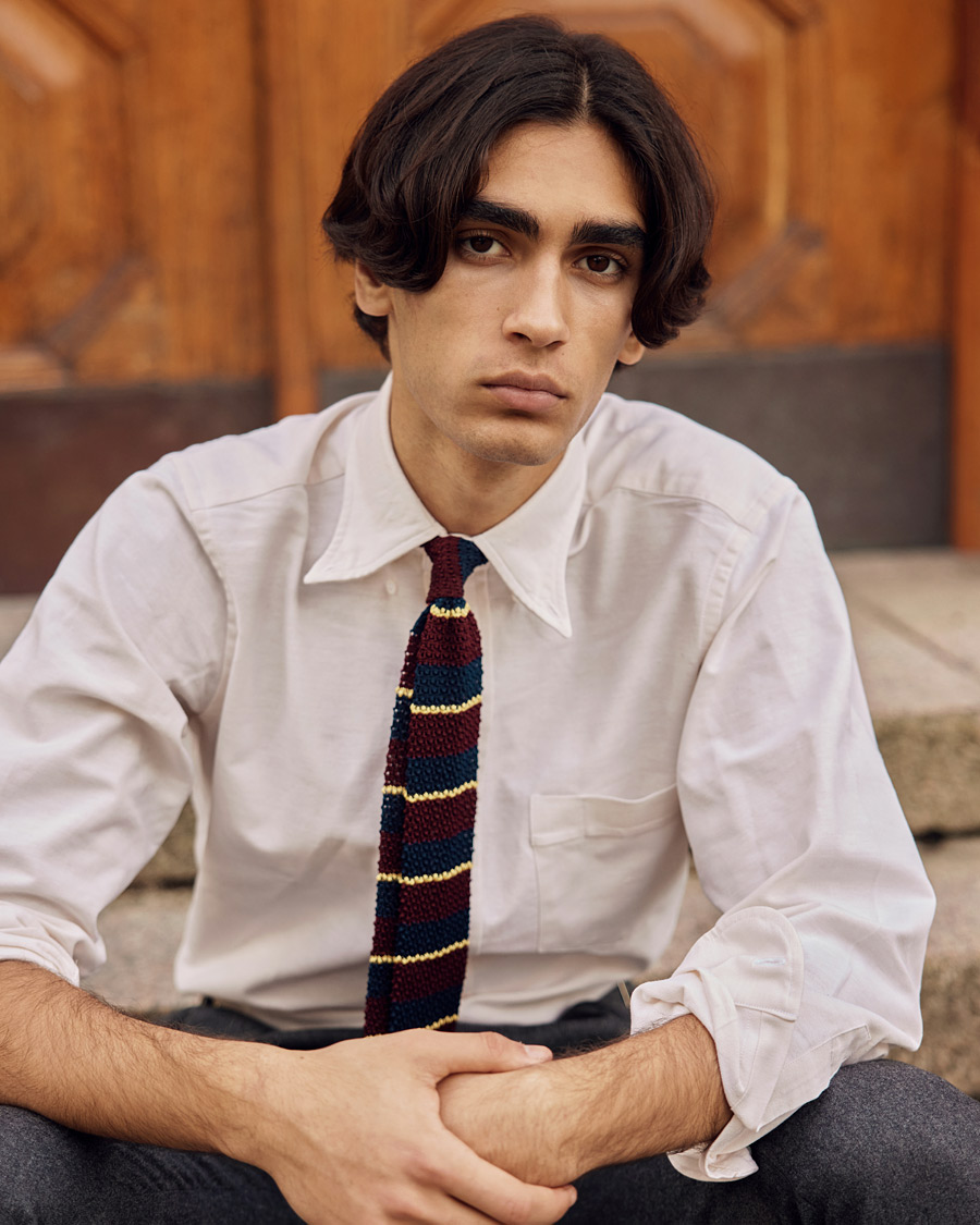 Heren | Overhemden | Drake's | Button Down Oxford Shirt Cream