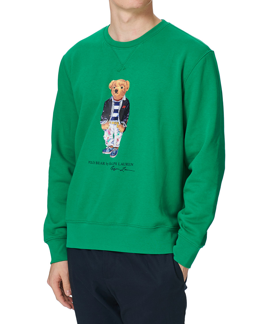 Heren | Truien | Polo Ralph Lauren | Printed Ivy Bear Fleece Sweatshirt Cruise Green