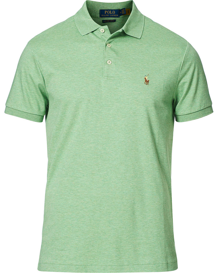 Homme | Polos | Polo Ralph Lauren | Luxury Pima Cotton Polo Outback Green Heather