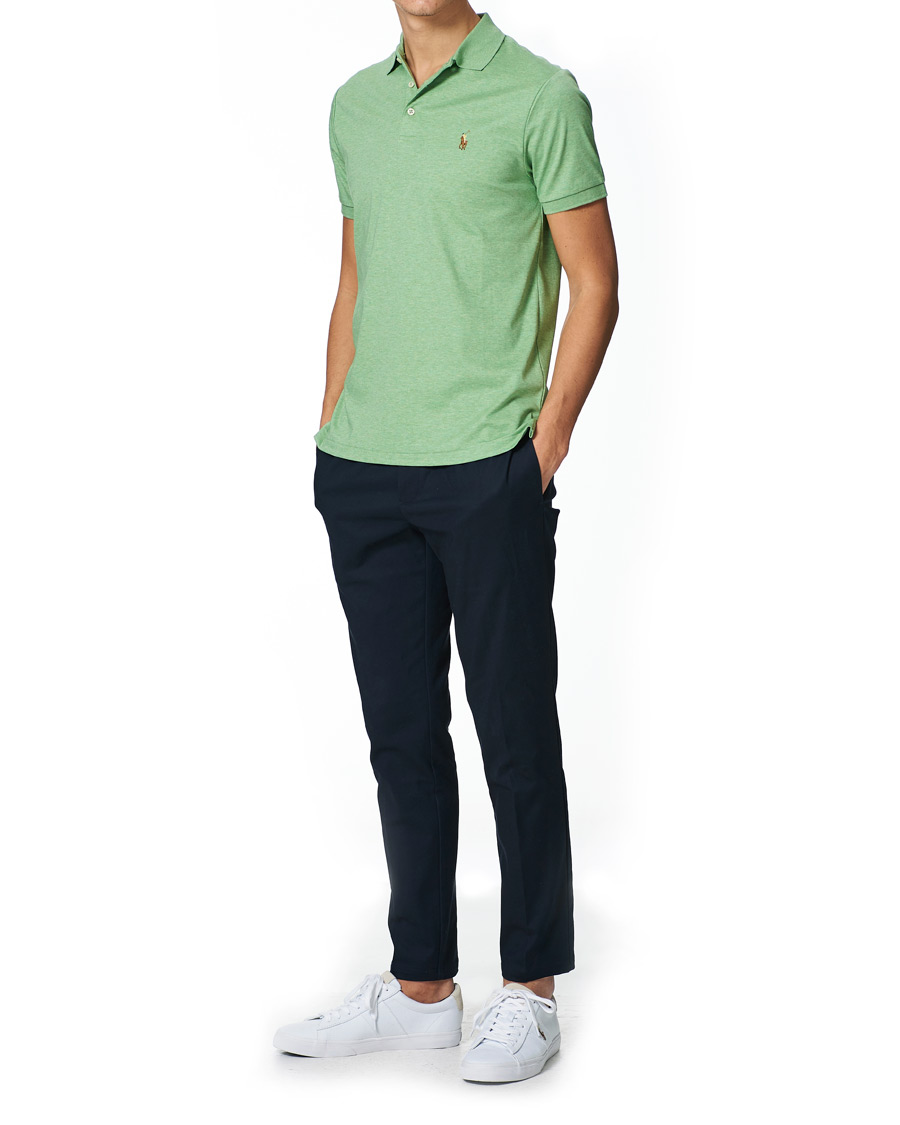 Homme | Polos | Polo Ralph Lauren | Luxury Pima Cotton Polo Outback Green Heather