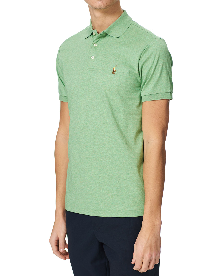 Homme | Polos | Polo Ralph Lauren | Luxury Pima Cotton Polo Outback Green Heather