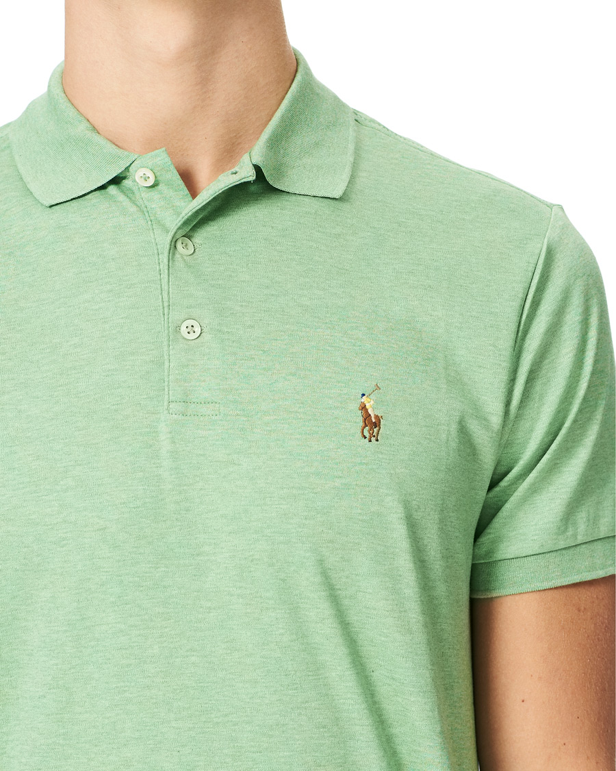 Homme | Polos | Polo Ralph Lauren | Luxury Pima Cotton Polo Outback Green Heather