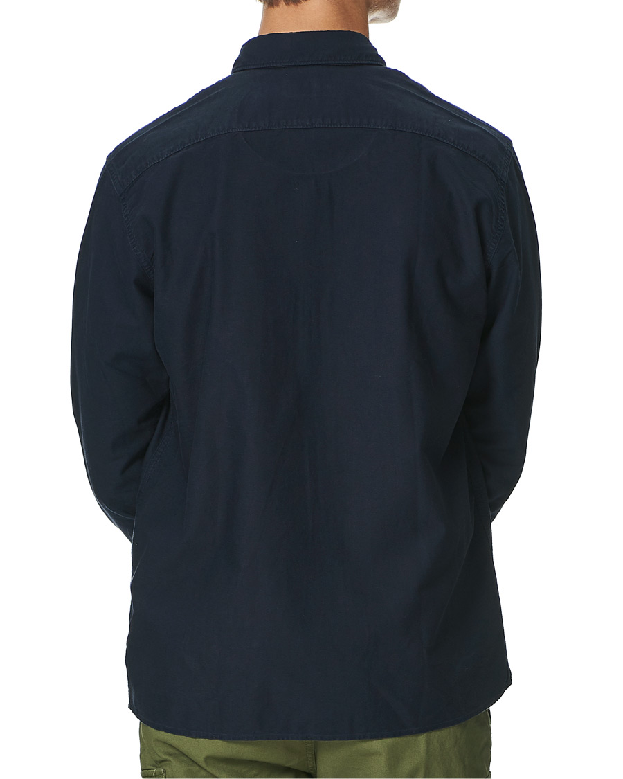 Homme | Chemises | Polo Ralph Lauren | Garment Dyed Oxford Full-Zip Overshirt RL Navy