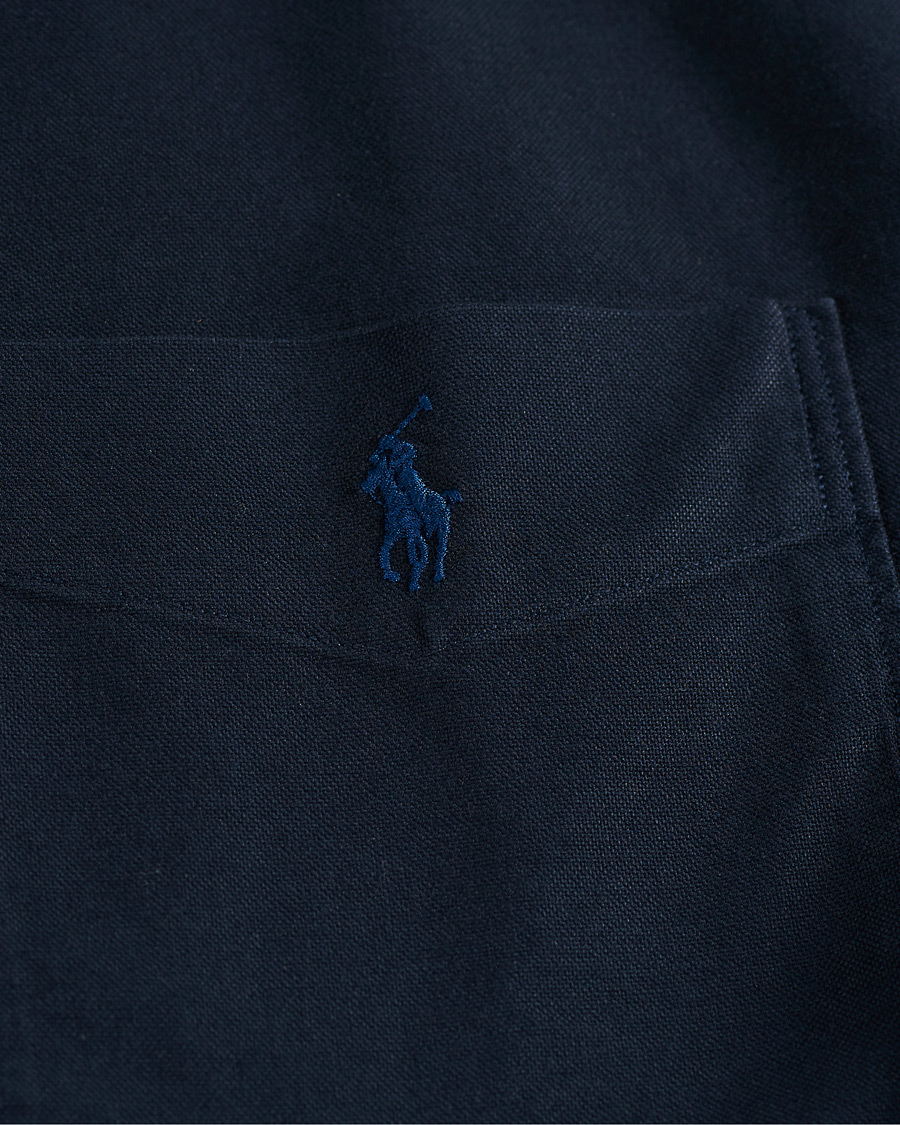 Homme | Chemises | Polo Ralph Lauren | Garment Dyed Oxford Full-Zip Overshirt RL Navy