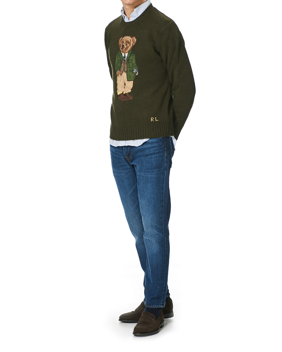 Homme | Pulls Et Tricots | Polo Ralph Lauren | Wool Knitted Bear Sweater Olive