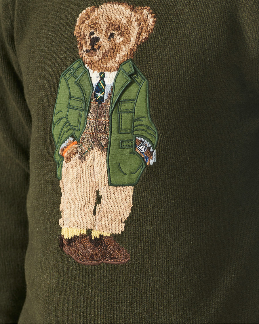 Homme | Pulls Et Tricots | Polo Ralph Lauren | Wool Knitted Bear Sweater Olive