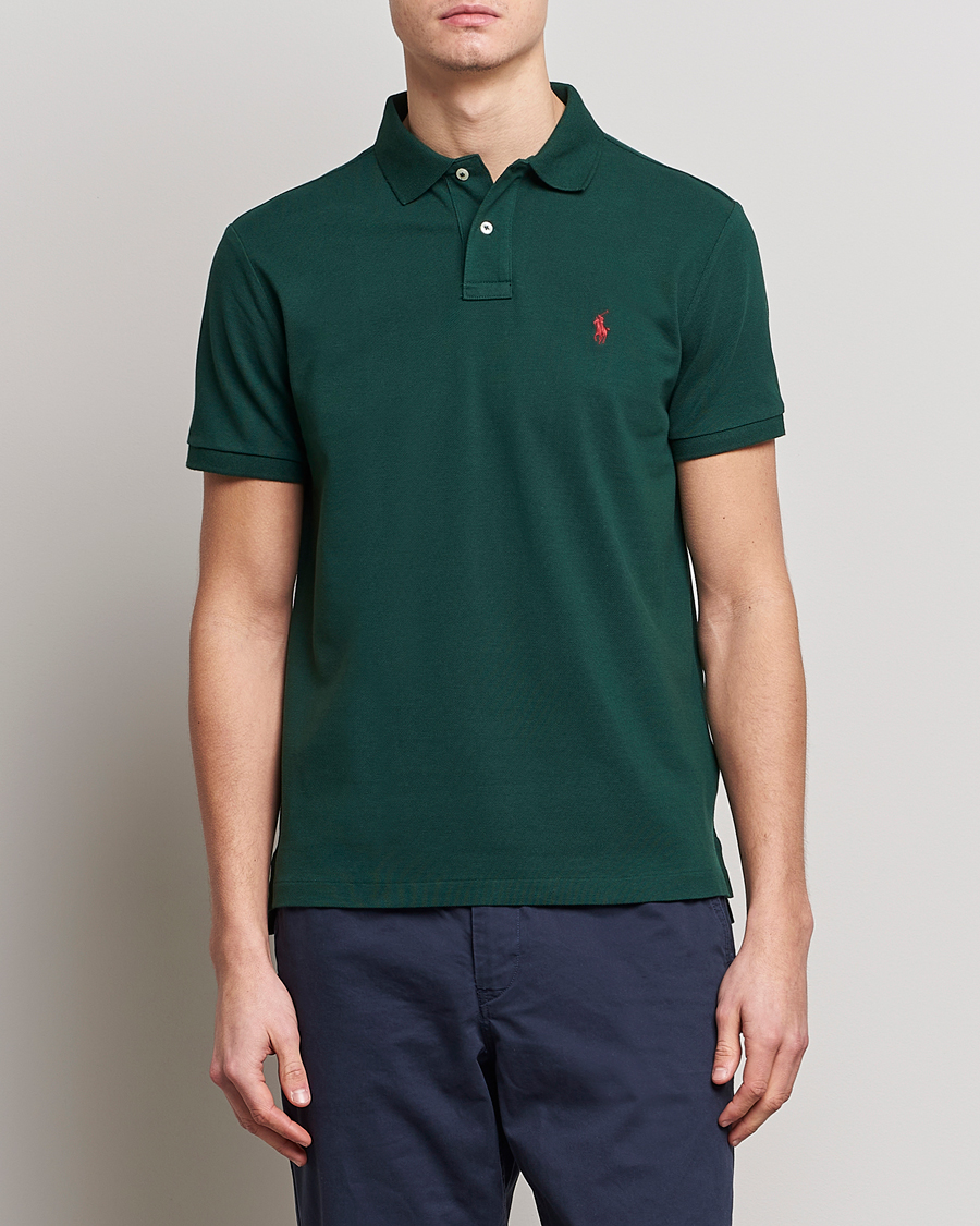 Homme | Polos | Polo Ralph Lauren | Custom Slim Fit Polo College Green