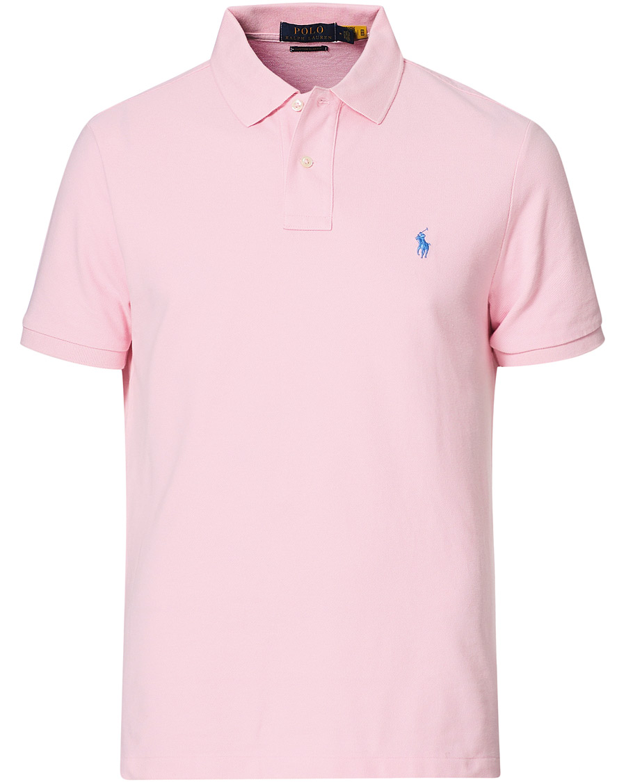 Homme | Polos | Polo Ralph Lauren | Custom Slim Fit Polo Carmel Pink