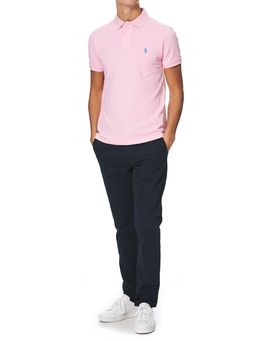 Homme | Polos | Polo Ralph Lauren | Custom Slim Fit Polo Carmel Pink