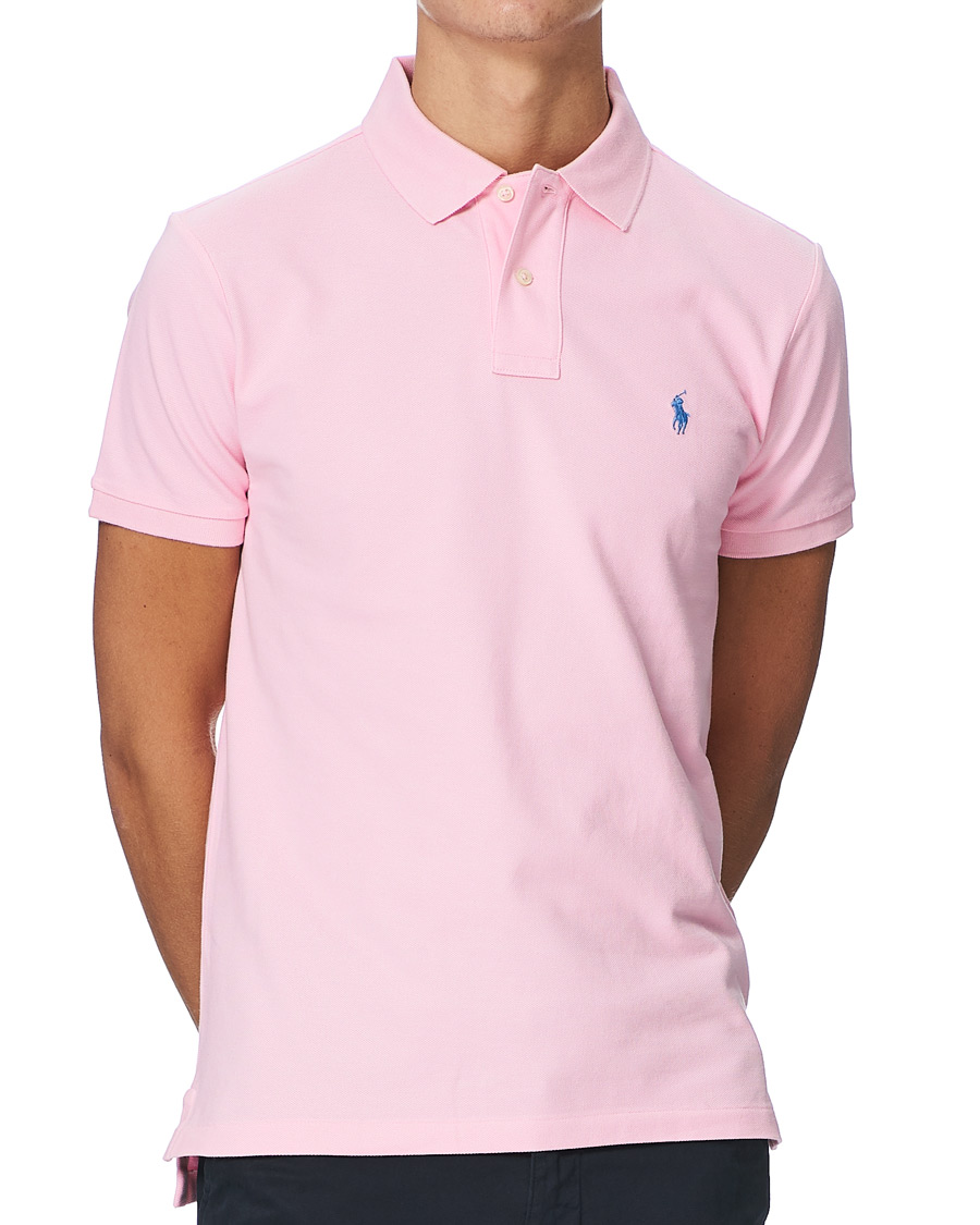 Homme | Polos | Polo Ralph Lauren | Custom Slim Fit Polo Carmel Pink
