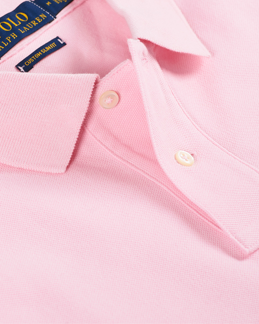 Homme | Polos | Polo Ralph Lauren | Custom Slim Fit Polo Carmel Pink