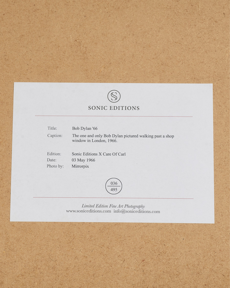 Heren | Posters | Sonic Editions | Framed Bob Dylan 66