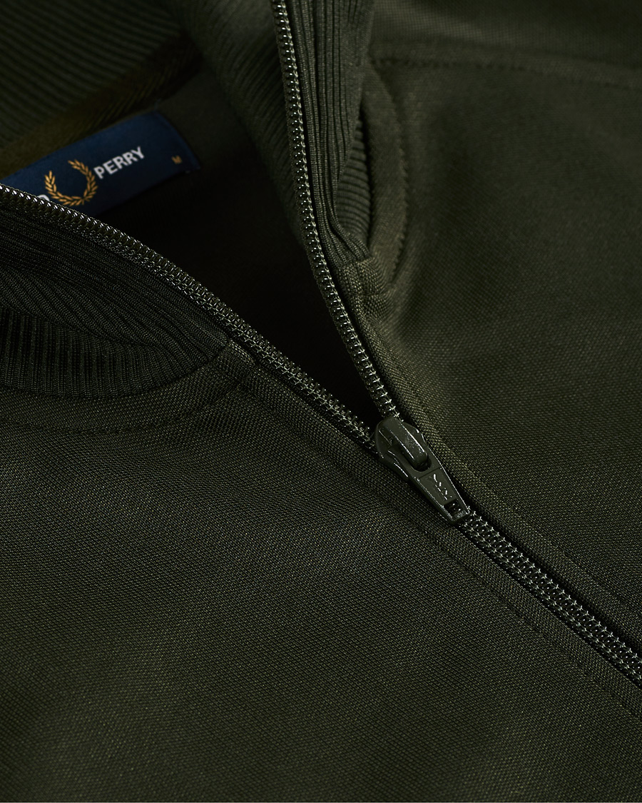 Homme | Pulls Et Tricots | Fred Perry | Gold Taped Track Jacket Green