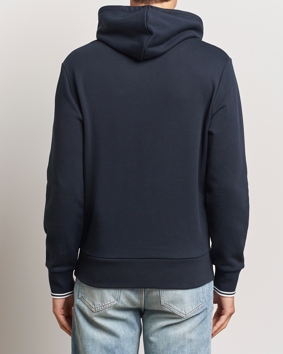 Heren | Truien | Fred Perry | Tipped Hoodie Navy