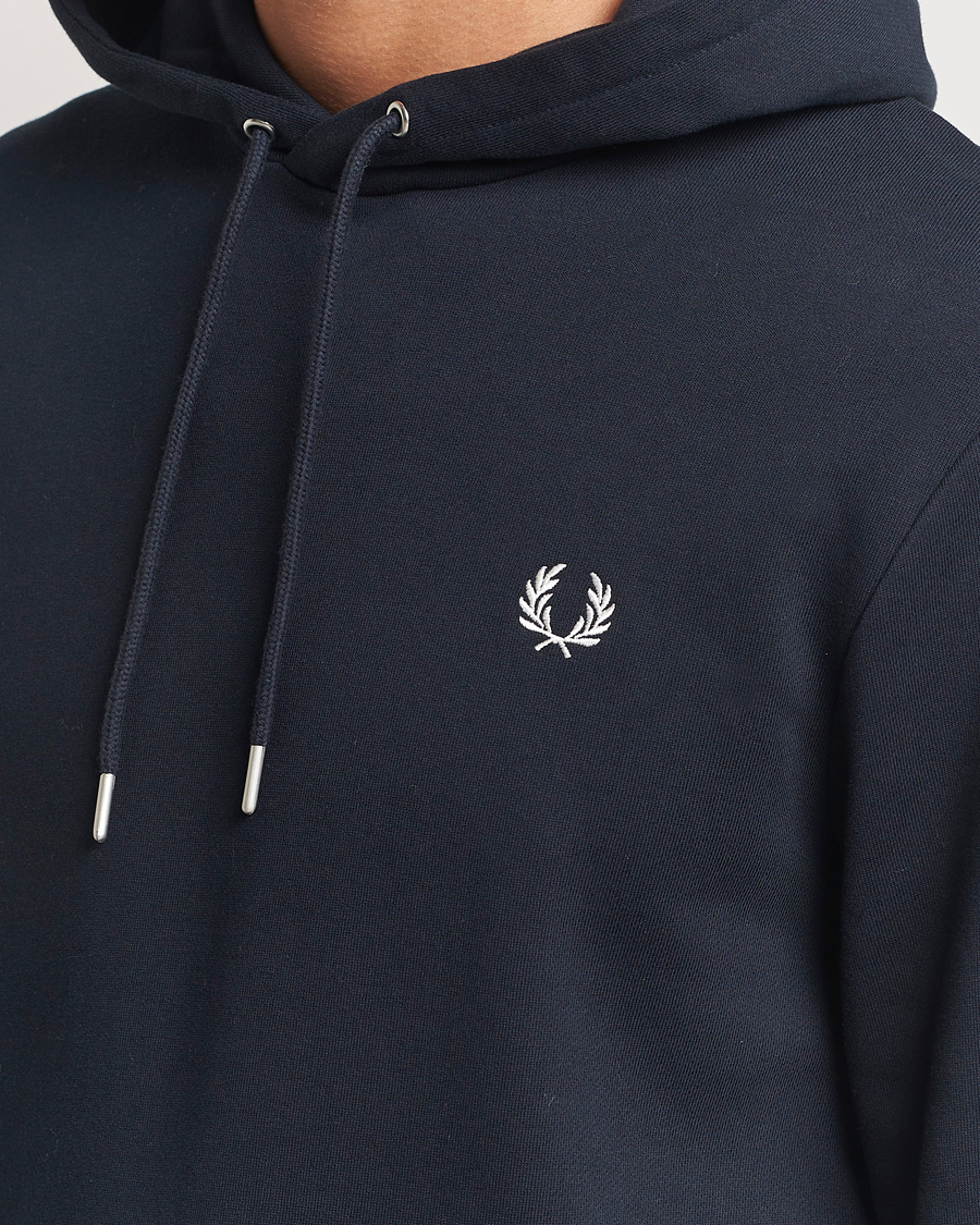 Heren | Truien | Fred Perry | Tipped Hoodie Navy