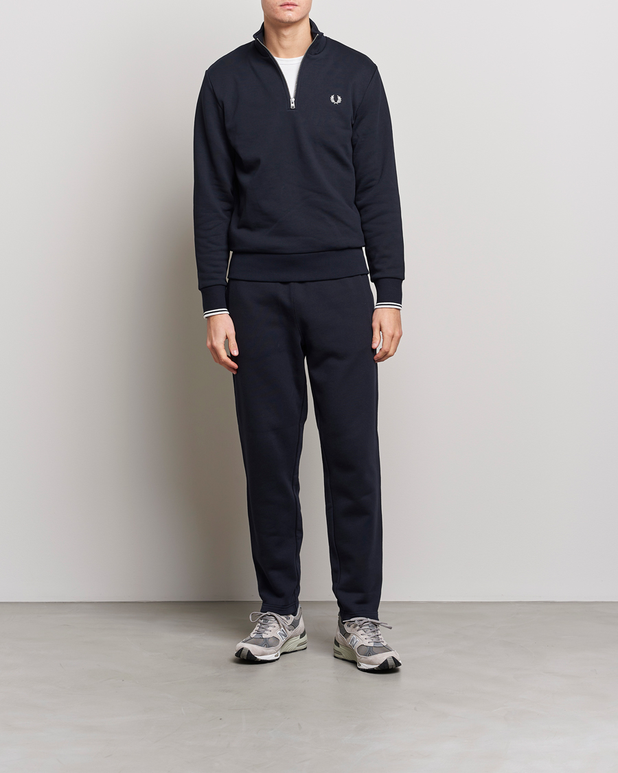 Heren | Broeken | Fred Perry | Loopback Sweatpants Navy
