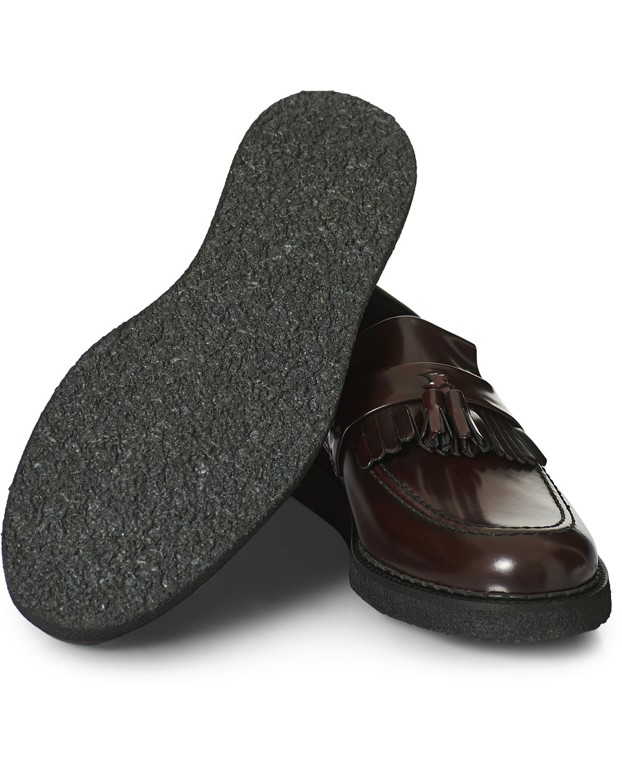 Homme | Fred Perry George Cox Tassel Loafers Oxblood | Fred Perry | George Cox Tassel Loafers Oxblood