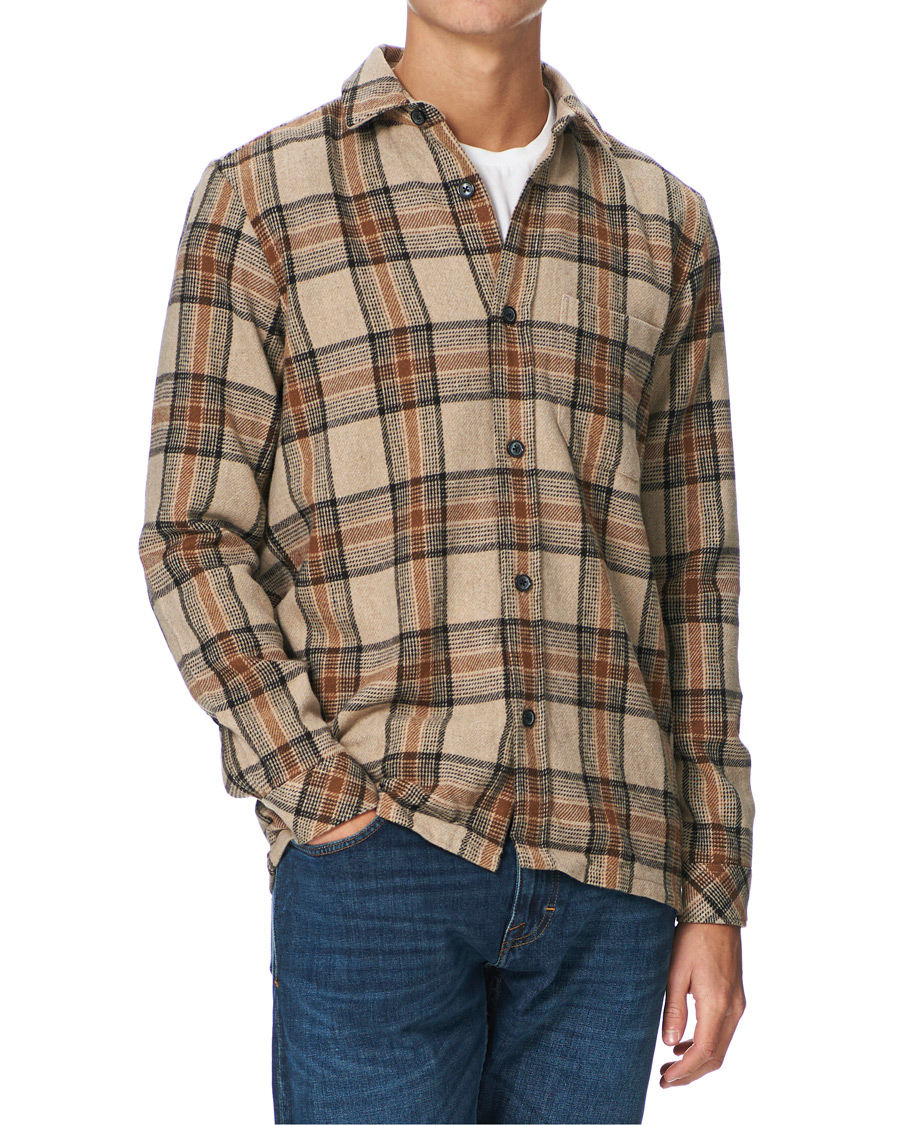 Heren | Overhemden | Samsøe Samsøe | Samsøe & Samsøe Waltones Recycled Overshirt Humus