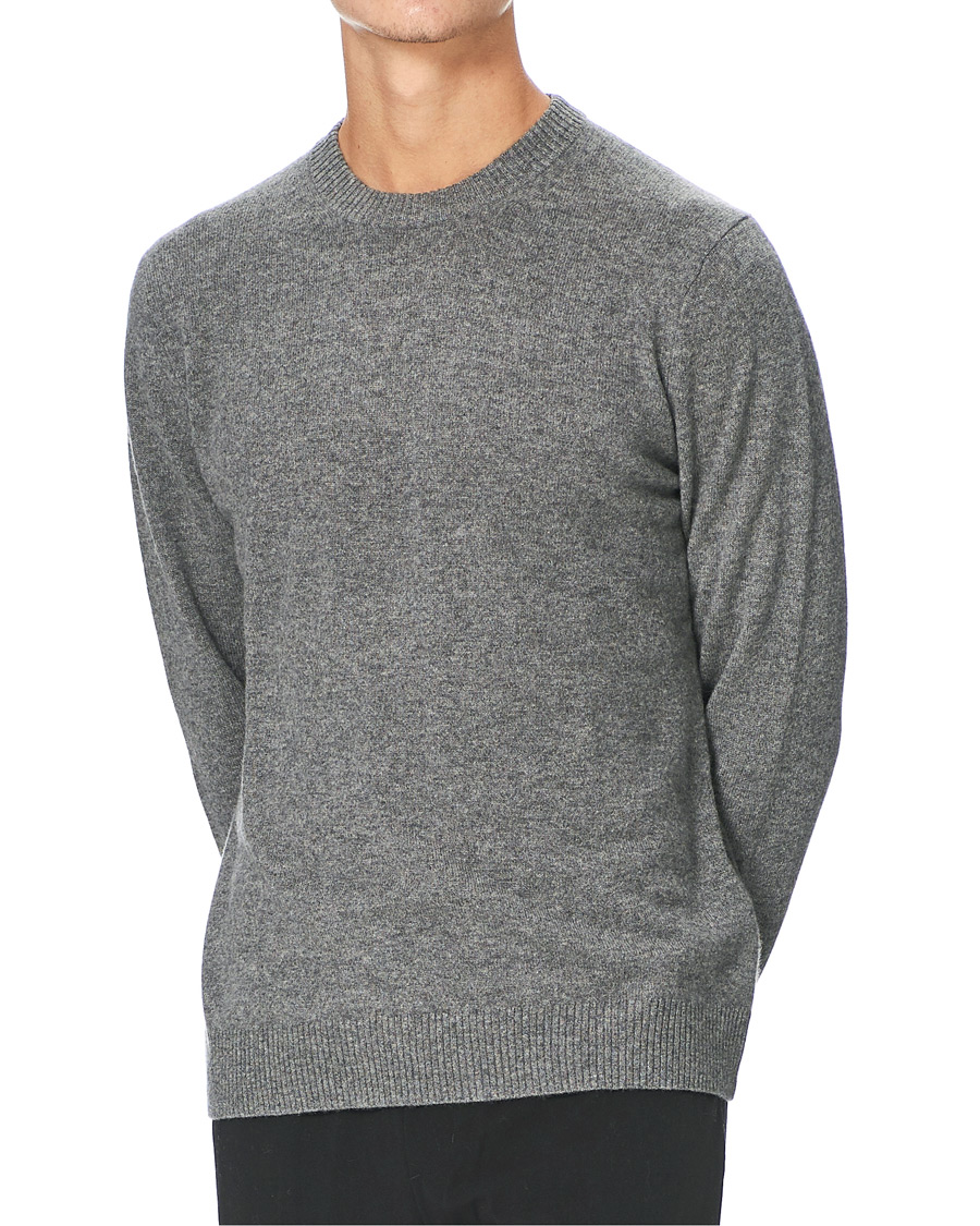 Homme | Pulls Et Tricots | Samsøe Samsøe | Samsøe & Samsøe Nobis Cashmere Crew Neck Grey Mel