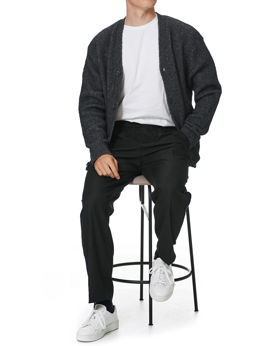 Homme | Pulls Et Tricots | Samsøe Samsøe | Samsøe & Samsøe Alter Merino Wool Cardigan Dark Grey Mel