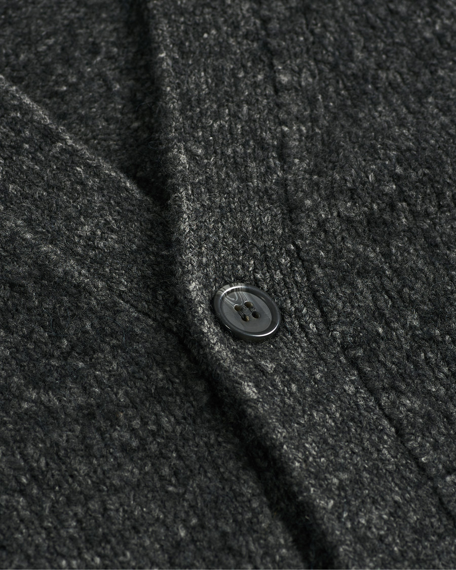Homme | Pulls Et Tricots | Samsøe Samsøe | Samsøe & Samsøe Alter Merino Wool Cardigan Dark Grey Mel