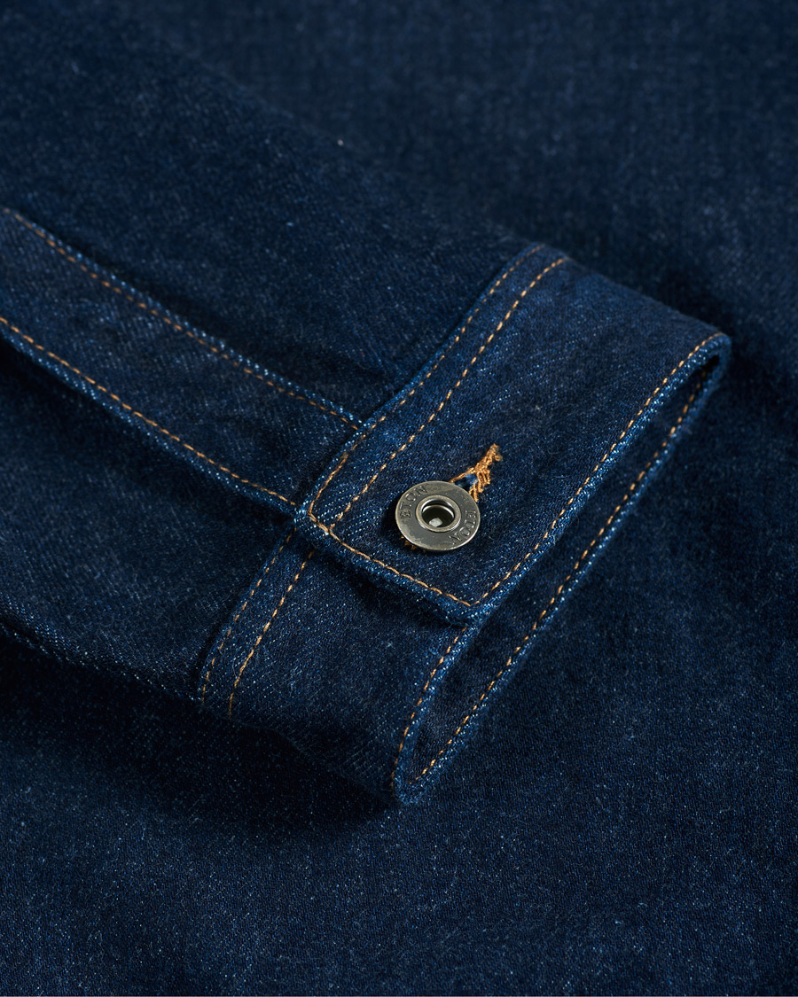 Homme | Chemises | Eton | Washed Denim Overshirt Denim