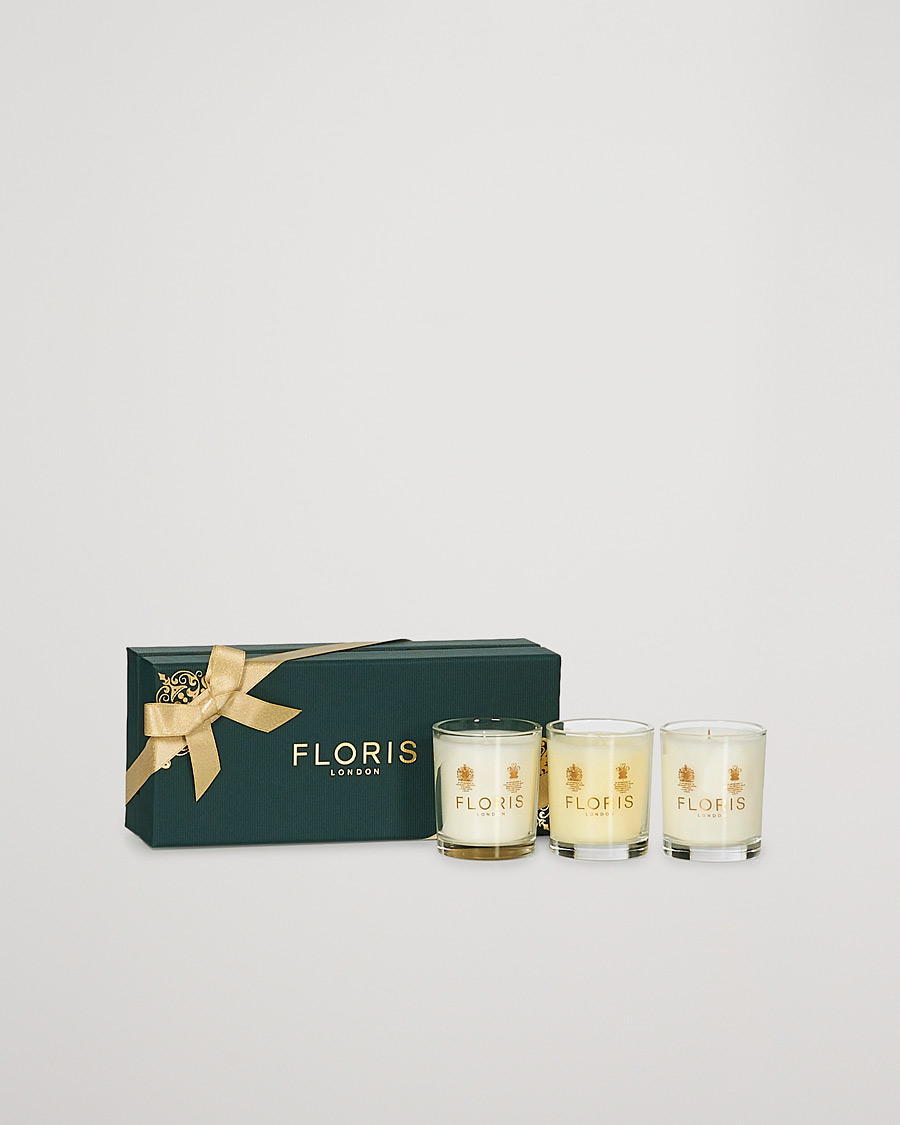 Homme | Floris London Mini Candle Set 3x70g  | Floris London | Mini Candle Set 3x70g 